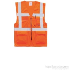 Resim İşmont İkaz Yeleği Tek Renk 