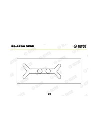 Resim Glyco 554296semı Piston Kol Burcu 5000694726 5010571557 6 Adettir 