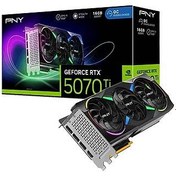 Resim PNY RTX 5070 Ti ARGB OC 16GB VCG5070T16TFXXPB1-O 256Bit GDDR7 Ekran Kartı 