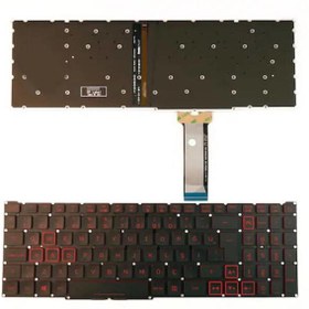 Resim Acer Aspire AN515-42 Uyumlu Notebook Klavyesi - Siyah - TR - Backlit 