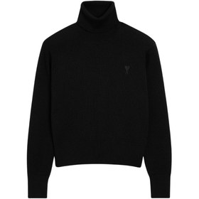 Resim Ami De Coeur Turtle Neck Sweater Black 
