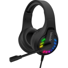 Resim Bloody G230 Siyah USB 7.1 Neon Ledli Gaming Oyuncu Mikronlu Kulaklık 