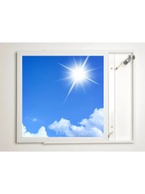 Resim Gök Panel 60X60 LED Panel Sıva Üstü Desenli Tekli 46510940SU 