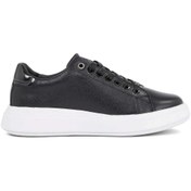 Resim Calvin Klein Kadın Marka Logolu Günlük Kullanıma Uygun Siyah Sneaker HW0HW01555 0GK 