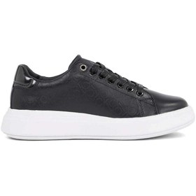 Resim Calvin Klein Kadın Marka Logolu Günlük Kullanıma Uygun Siyah Sneaker HW0HW01555 0GK 