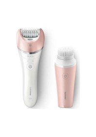Resim Philips BRP545-00 Islak Kuru Epilatör + Yüz Temizleyici 