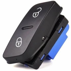 Resim Volkswagen Golf 5 2004-2008 Merkezi Kilit Düğmesi Orijinal 1K0962125B 