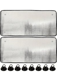 Resim Dashanshop 2 Parça Volkswagen T5 Transporter Oto Güneşlik Perdesi Yan Cam İç Gölgelik 