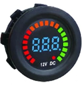 Resim Voltmetre Pano Tip Akü Göstergeli 