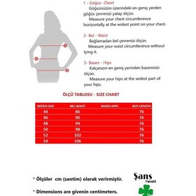 Resim Şans Kadın Büyük Beden Renkli Beli Lastikli Astarlı Pilise Tül Etek 65n37655-renkli Çok Renkli 