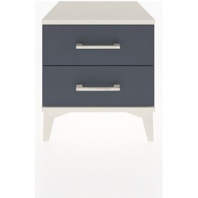 Resim Hyperion Komodin 2 Çekmeceli 44x44x48 Aytaşı-antrasit Aytaşı 