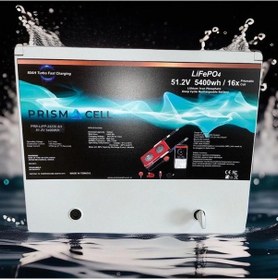 Resim Lifepo4 105ah 51.2 Volt Prizmatik Smart Bluetooth 5400 Watt Akü Turbo Chargıng Solar Akü 