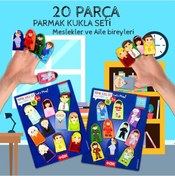 Resim 2 Set - 20 Parça Tox Meslekler Ve Aile Üyeleri 20 Parça Parmak Kukla 