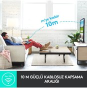 Resim LOGITECH K400 PLUS KABLOSUZ TOUCH KLAVYE-SİYAH 920-007149 