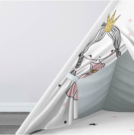 Resim instababyrooms Çocuk Oyun Çadırı Prenses Kız Dijital Baskılı 