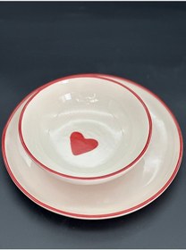 Resim 1 Adet Kalpli Çorba Kasesi Çap 14cm Yükseklik 4cm 