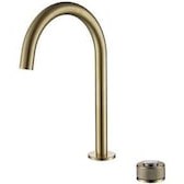 Resim Newarc Step 2 Delikli Çanak Tıpı Lavabo Bataryası Altın 900528 