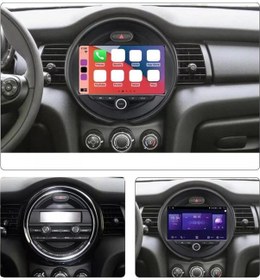 Resim Mini Cooper Android Gps Carplay 8+256 Gb Kamera + Çerçeve 2015-2019 Yazılımsal 9" 