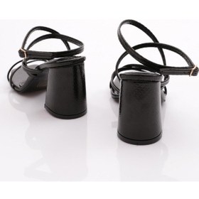 Resim Dgn 7610 Kadin Abiye Ayakkabi 7610-1710-R2337 Siyah 