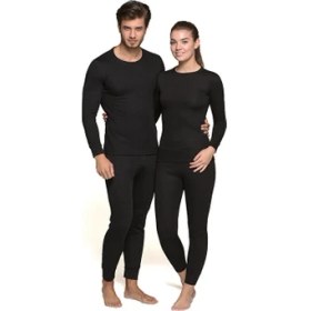 Resim Thermoform Heavy Termal İçlik Unisex Termal İçlik Takım HZT1001 Siyah 