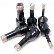 Resim Kosona M14 Uçlu 12mm Elmas Burgu: Mermer, Granit, Porselen Çimento Delme Aleti - Keskin Ve Dayanıklı 