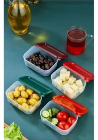 Resim Royaleks Kapaklı Saklama Kabı 4'lü 