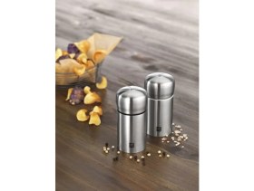Resim Hepta Collection Zwilling Tuz-Karabiber Değirmen Seti, Paslanmaz Çelik, Gümüş Rengi, 100 ml 