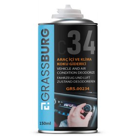 Resim GRASSBURG ARAÇ İÇİ VE KLİMA KOKU GİDERİCİ - AQUA FRES SPREY 150 ml. 