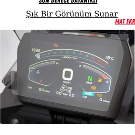 Resim UniqAnatolia Voge Sr3 2024 Dijital Gösterge Uyumlu Mat Ekran Koruyucu 