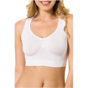 Resim Emay 4001 Sporcu Büstiyer Beyaz 