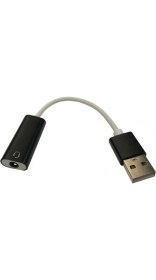 Resim Leonpro USB Harici Ses Kartı 7.1ch 3.5mm Mikrofonlu Kulaklık Tek Port Girişli 