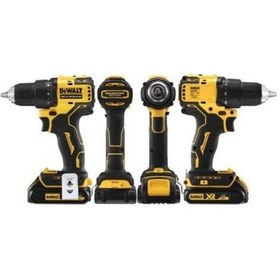 Resim Dewalt DCD708D2T-QW 18V 1.5 Ah Çift Akülü Kompakt Kömürsüz Akülü Darbesiz Matkap 