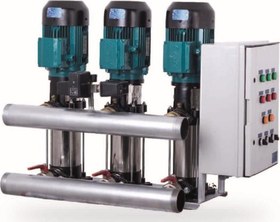 Resim 3xUPY 12/7 Düşey Milli Kademeli Üç Pompalı Hidrofor 3x3 Hp 380 Volt 