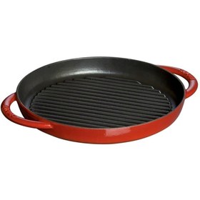 Resim STAUB 405103090 Döküm Izgara/çıft Kulp Kıraz 26 Cm 