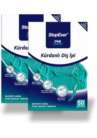 Resim Stopever Nane Ferahlığı Kürdanlı Diş İpi 2'li Paket 100 Adet 2 X 50 Adet 