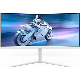 Resim Evnia 34m2c5501a 34\" 0.5 Ms Wqhd Curved 180 Hz Oyuncu Monitör Beyaz-115393 