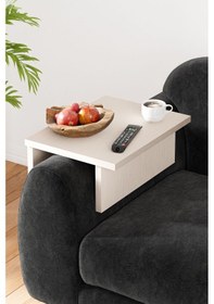 Resim Kls Ayarlanabilir Koltuk Sehpası, Yan Sehpa - Bej Kls - Bej 