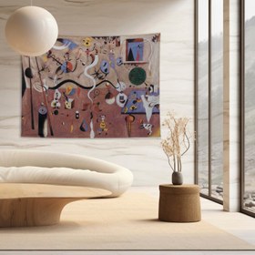 Resim The Harlequin's Carnival Duvar Örtüsü - 100 cm x 135 cm 