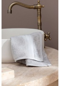 Resim Madame Coco Martha 2'li Tencel Pamuklu El Havlusu - Açık Gri - 30x45 Cm 8684427123348 Gri 