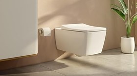 Resim VitrA Metropole 122-003-009 Yavaş Kapanır Slim Klozet Kapağı, Beyaz 