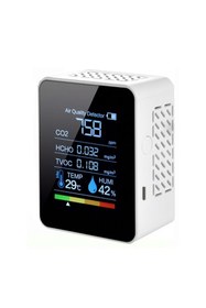 Resim Triline Dijital 5in1 Hava Dedektörü Hava Kalite Ölçüm Cihazı 