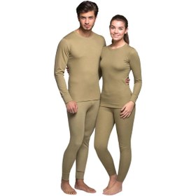 Resim Yetişkin Termal İçlik - Thermoform - Heavy - Unisex - Kum - XXL 