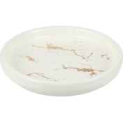 Resim Ev Banyo El Sabunluk Seramik Sabun Tepsisi Duş Sabunluk | Taşınabilir Sabun Yemekleri (Beyaz) (Yurt Dışından) 
