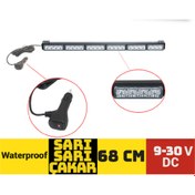 Resim YTO Carub Off-Road Led Projektör 68cm Sarı Çakar Işıldak 9-30V – BR4203278 