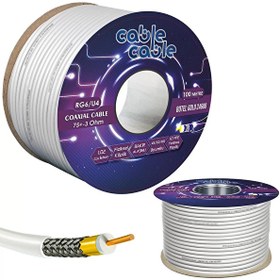 Resim ANTEN KABLOSU RG6/U4 1.02MM 80TEL GOLD 100 METRE 