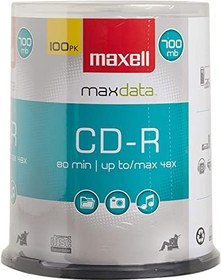 Resim Maxell CD-R X 100 – 700 MB – depolama (648200) - 