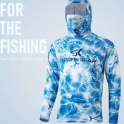 Resim Erkekler için Dış Mekan Kapüşonlu Sweatshirt - Balık Baskılı, Hafif ve Nefes Alabilir Tam Fermuarlı Ceket, Balıkçılık, Yürüyüş, Golf & Günlük Kullanım İçin (İlkbahar/Yaz/Sonbahar), Balıkçı Hoodiesi, Spor Kapşonlu Üst Giysi, Güneş Koruyucu Kıyafet 
