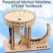 Resim Kesin Hareket DIY Ahşap Puzzle Modeli, 3D Ahşap Montaj Seti, Üç Boyutlu Jiroskopik Pist, Yetişkin STEM Öğrenme Oyunu, Beyin Eğitici El İşi, Babalar Günü/Paskalya/Gençlik Günü/Dönüm Yılı/Mevsim/Hediye 