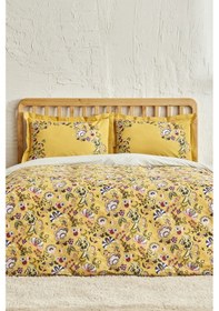 Resim Karaca Home Lansy Sarı %100 Pamuk Tek Kişilik Nevresim Takımı 200.22.05.0045 
