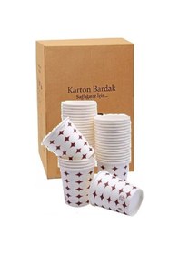 Resim Niceplast Nets Cup 6.5Oz Karton Bardak 3000'Li Karton Bardak 3000'Li 